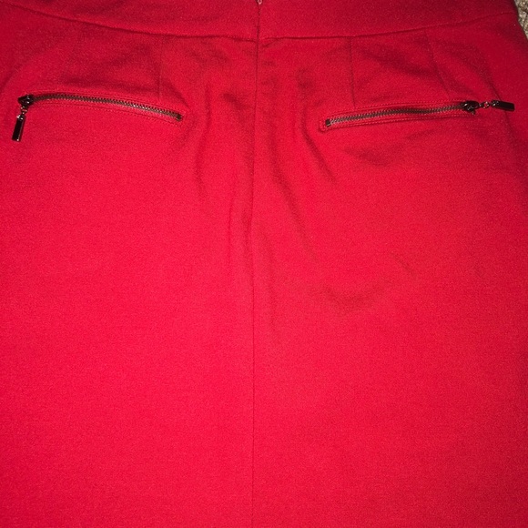 NWOT Boston Proper Skirt Bright Red Mini Chic - Picture 5 of 11